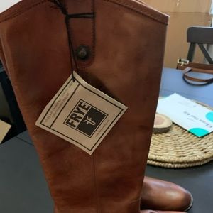 Ladies Frye Melissa Button Boots Wide Calf